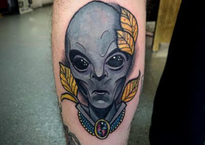Alien Nature Tattoo