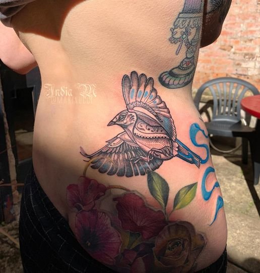 Flying Bird Tattoo Flying Bird Tattoo