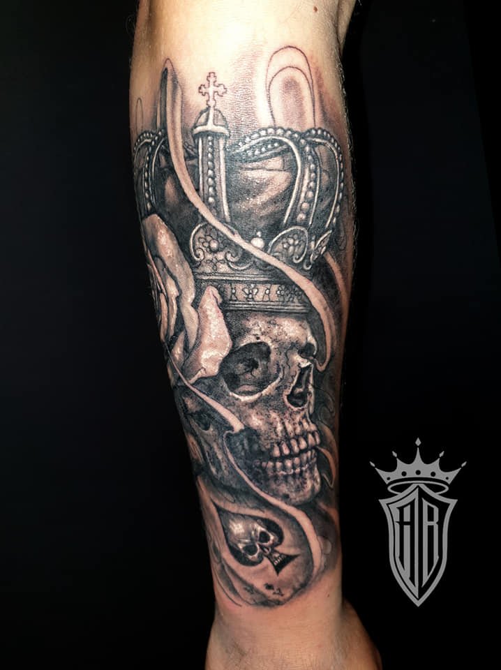 King of The Crypt Tattoo King of The Crypt Tattoo