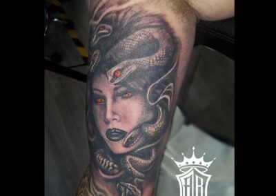Medusa Rose Tattoo
