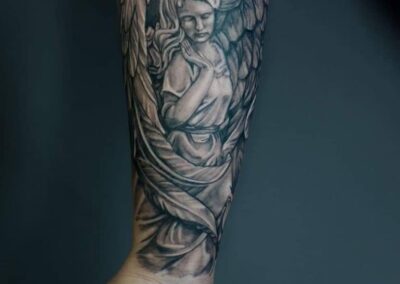 Serene Angel Tattoo