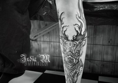 Stag of the Forest Tattoo