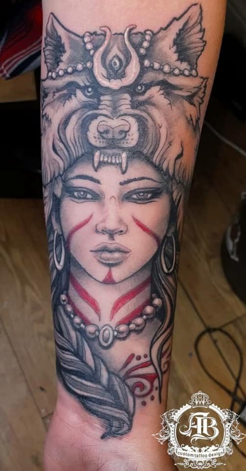 Woman of the Wild Tattoo Woman of the Wild Tattoo